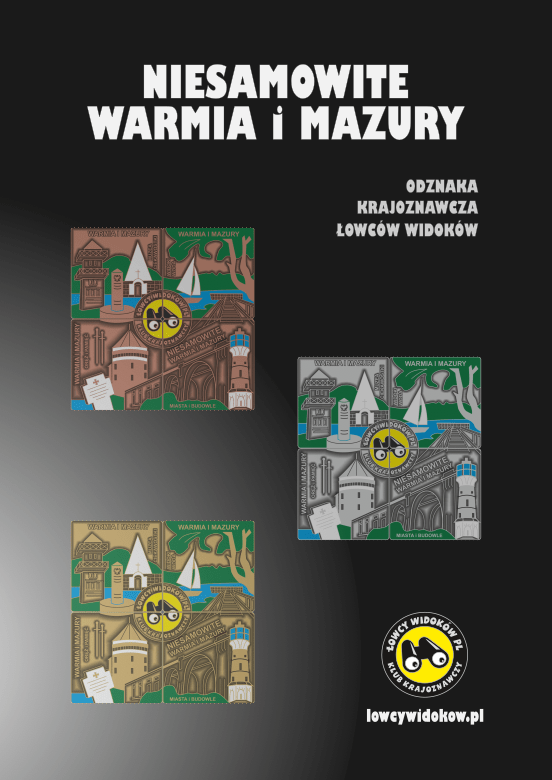 Diplom pre odznaky ÚŽASNÉ WARMIA A MAZURIA